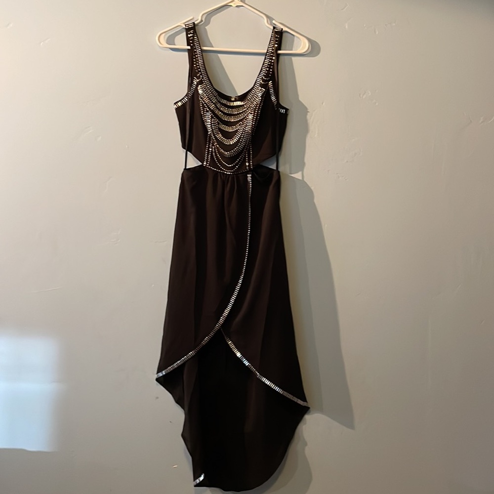 Bebe embellished high low dress - Picture 3 of 8